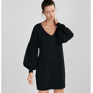 NWOT Express Balloon Sleeve Shift Dress Size Small